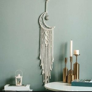 NWOT! Macrame Moon Dream Catcher